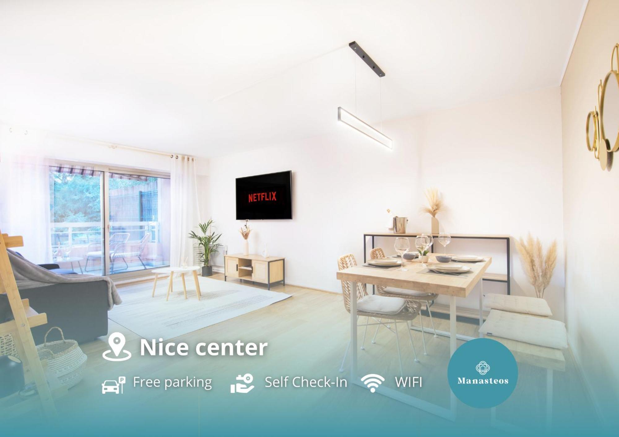 Appartement Renove - Terrasse - Parking - Bm นีซ ภายนอก รูปภาพ